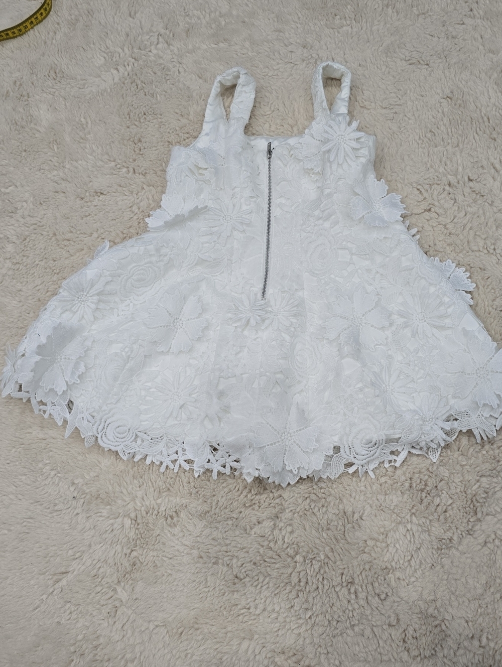Bardot White Floral Lace Dress